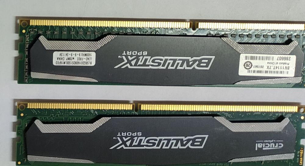 Memoria DDR3 Ballistix 2x4Gb (8Gb)