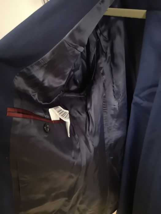 Garnitur Vistula, granatowy, jak NOWY, r. L