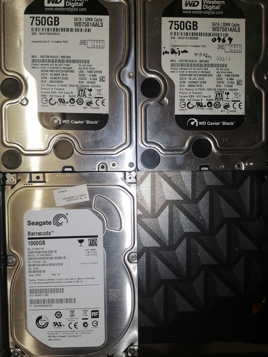 Lote HDD 7200RPM – 250GB a 1TB – Baratos / Desconto em Lote