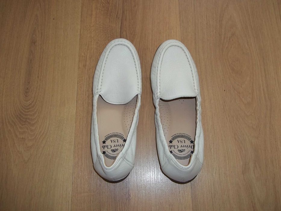 Жіночі шкіряні мокасіни Driver Club.