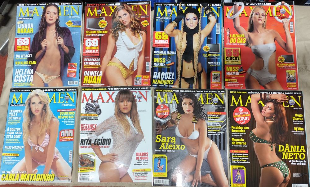 Lote Revistas Maxmen Portuguesas