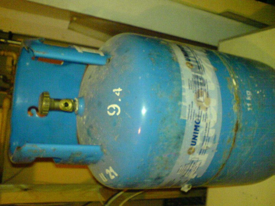 Butla stal propan-butan 27,2 l 25 bar 11 kg wąż reduktor kołnierz