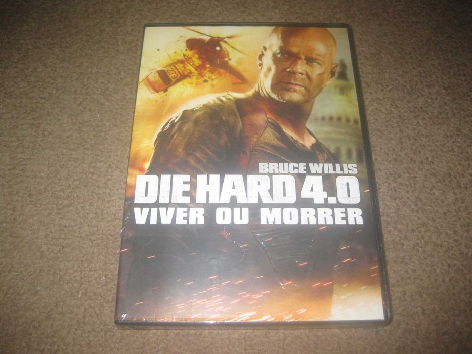 DVD "Die Hard 4.0 - Viver ou Morrer" com Bruce Willis/Selado!