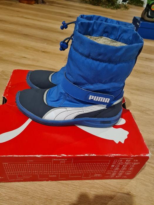 Puma, lekkie, mega ciepłe kozaczki 35,5