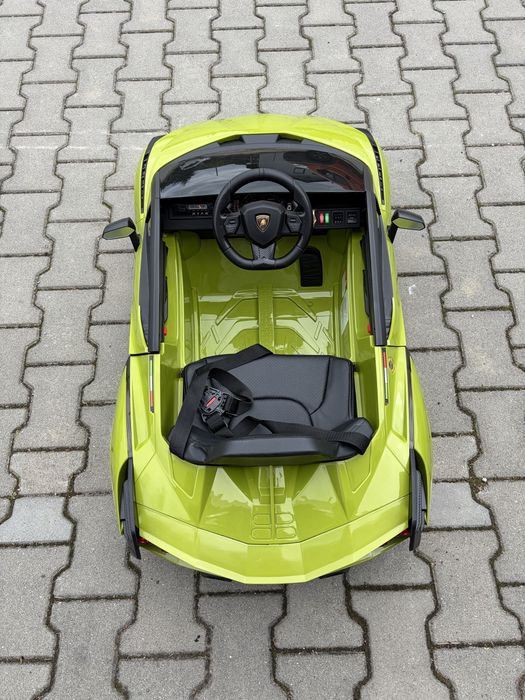 Lamborghini SIAN na akumulator dla dzieci Pilot EVA Wolny Start Audio LED Zielony