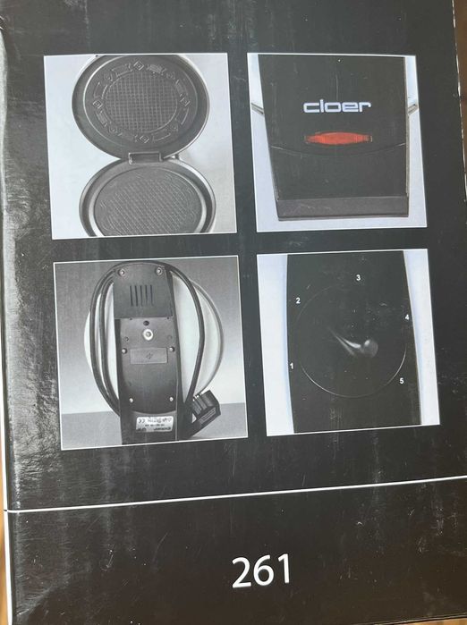 Maszynka Cloer 261 – do cienkich wafli / rożków Promocja 3szt po 50zł