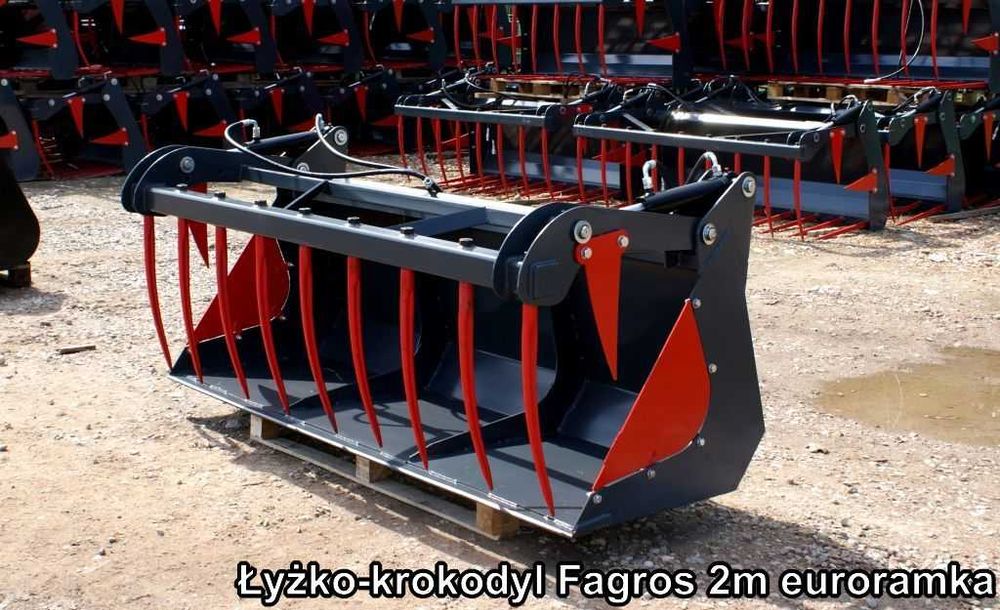 Nowy Łyżko-Krokodyl 1,4-2 m Euro SMS 2 siłowniki raty transport
