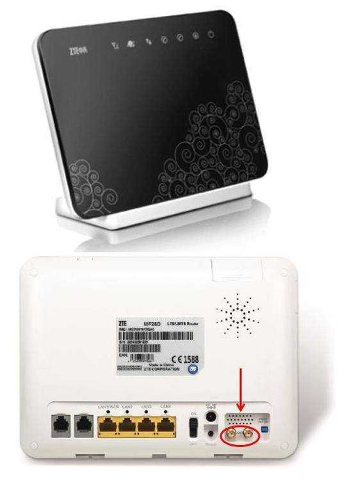 Antena zewnętrzna LTE 25dBi do modemu routera SMA Internet mobilny