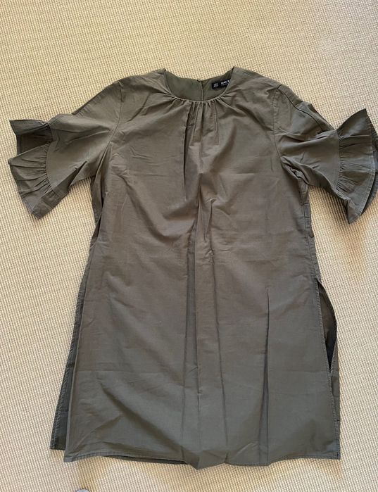 Khaki green overalls. Zara brand.