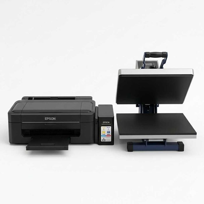 Готовий бізнес: Комплект для друку (Термопрес 38х38 NEW + Epson L132)