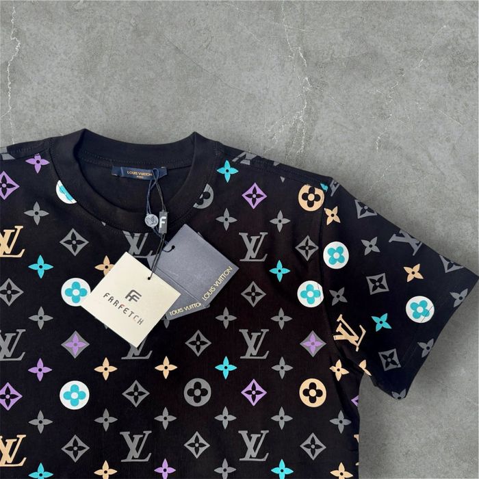 T-shirt męski koszulka LV Louis V CZARNA S Wrocław Fabryczna • OLX.pl