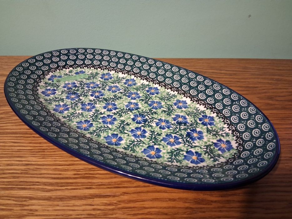 Polmisek owalny 35.5cm GAT2 Ceramika Artystyczna Boleslawiec
