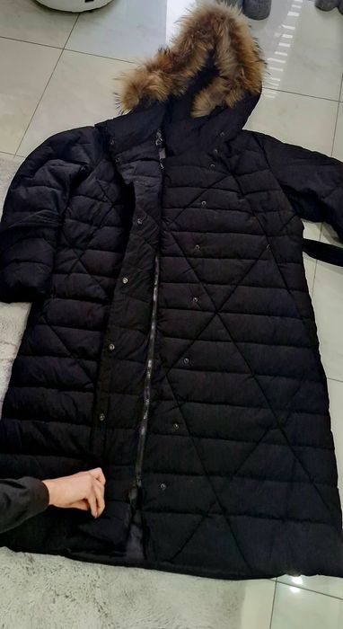 Płaszcz kurtka z jenotem 5xl 6xl Włochy