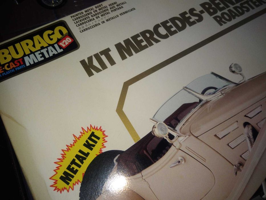Kit Metal 1:20 BBURAGO - Mercedes 500K roadster