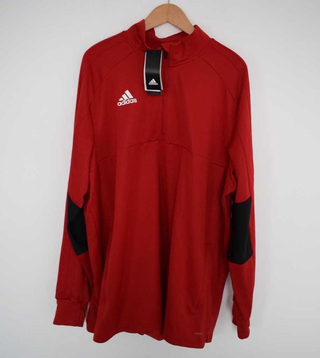Adidas 3XL bluza czerwona XXXL logo koszulka