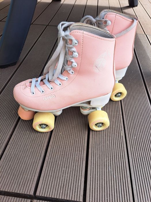 Patins oxelo cor de rosa