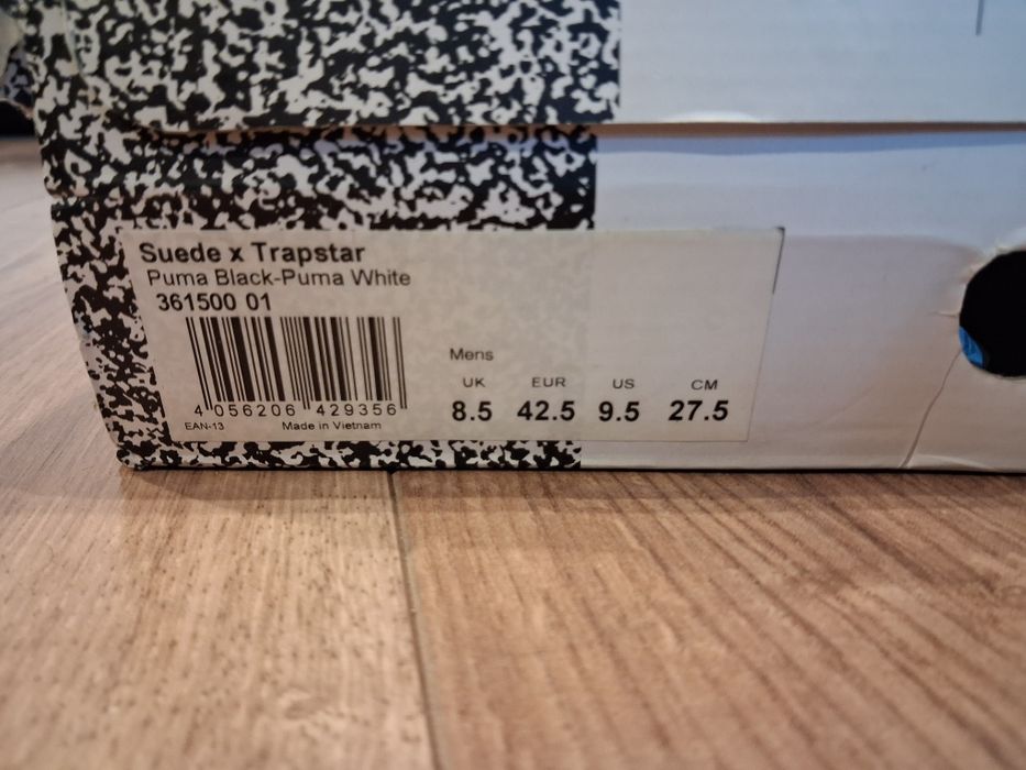 Buty Puma Suede x Trapstar 42,5 czarne męskie