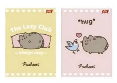 Zeszyt A4/32K Linia Kolor Lamin Pusheen. Unipap. Nowy Produkt