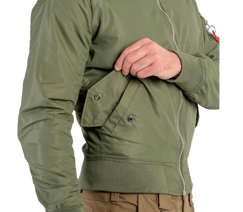 Чоловіча куртка - бомбер Mil-Tec MA-1 Flyers Summer - Olive - Оригінал