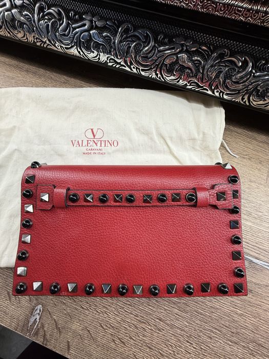 Шкіряний клатч Valentino