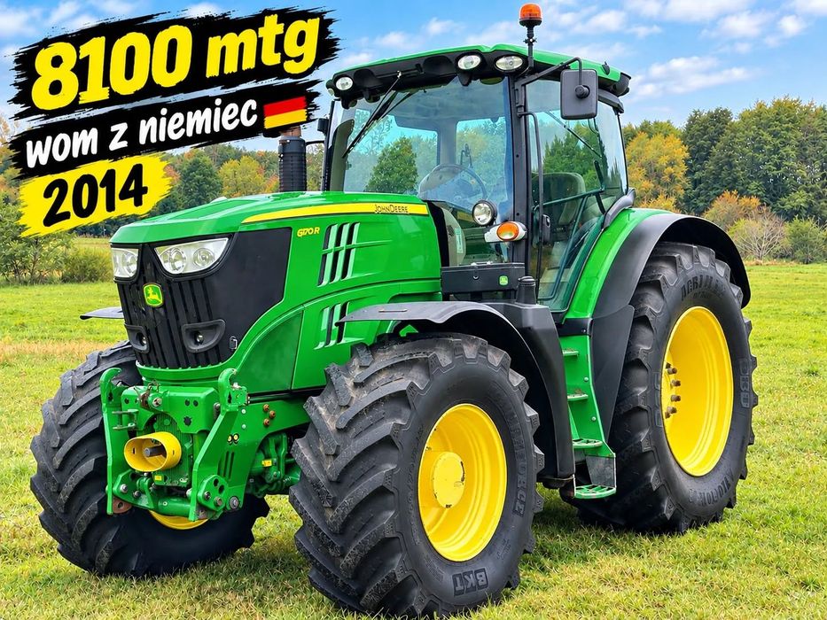 John Deere  6170R wom Klima  Tuz Pneumatyka Tur z Niemiec