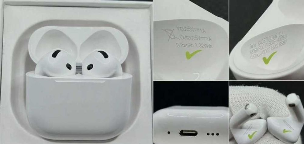 Бездротові AirPods 4 (2026) - наушники эпл аипродс 4 нового поколения