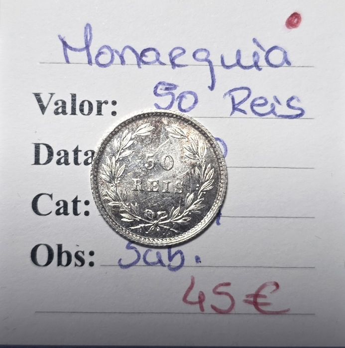 50 reis 1880 D.luis I