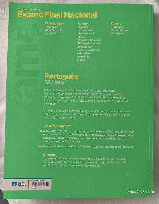 Preparação para o Exame Final Nacional 2024 - Português 12º Ano