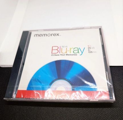 Pack de 2 Memorex Blu-Ray BD-R 25GB 4x 135m Single Layer Recordable Discs Novos/Selados
