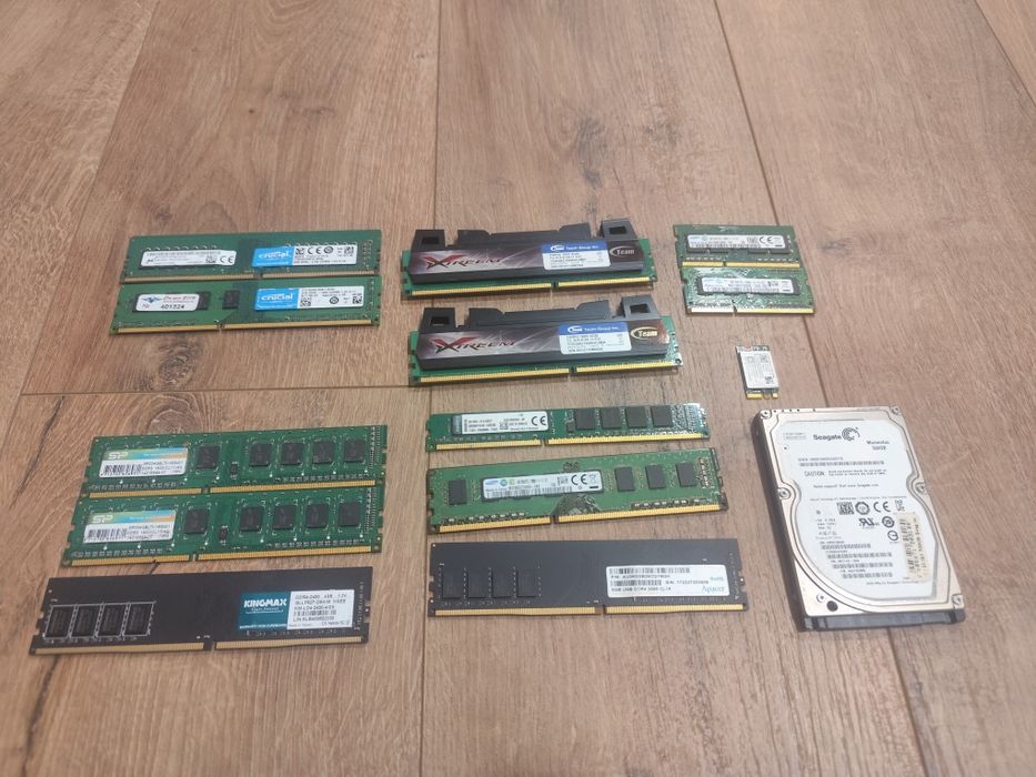 Оперативна память та жосткий диск