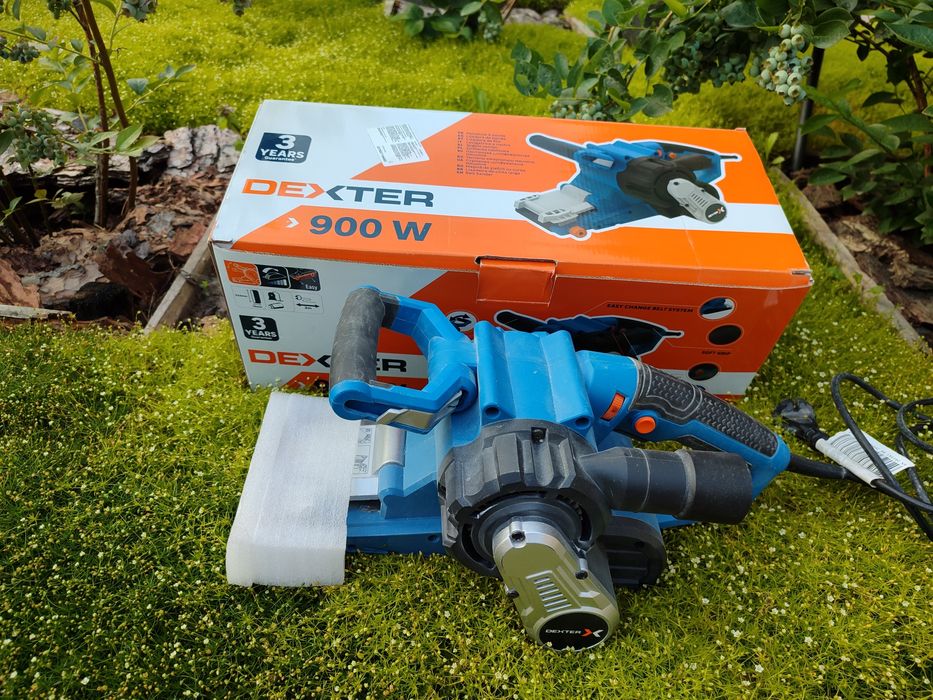 Стрічкова шліфувальна машина Dexter 900 Вт