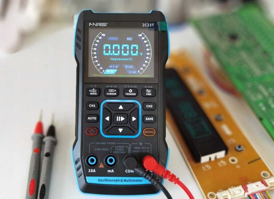 NOWY !! kompaktowy miernik 3w1 multimetr + oscyloskop + generator 2MH
