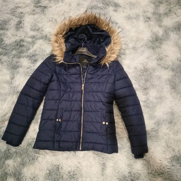 Kurtka zimowa S 36 Cropp granatowa