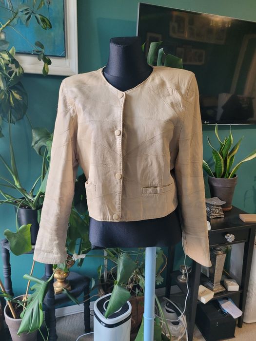 Kurtka krótka skóra naturalna L/XL bolerko
