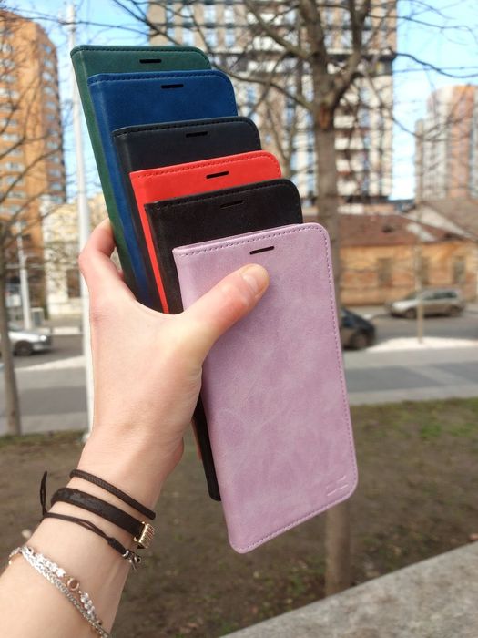 Чехол Книжка Кожа UNDER Xiaomi Redmi Note 13 4G и Другие!Топ Качество-