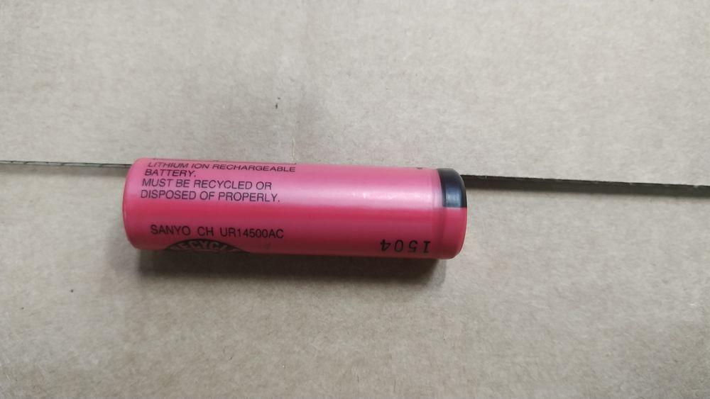 Аккумулятор Li-ion 14500 фирменный HIGH POWER SANYO