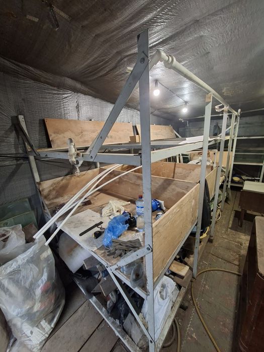 Комплект для вирощування раків, креветок; Система УЗВ;