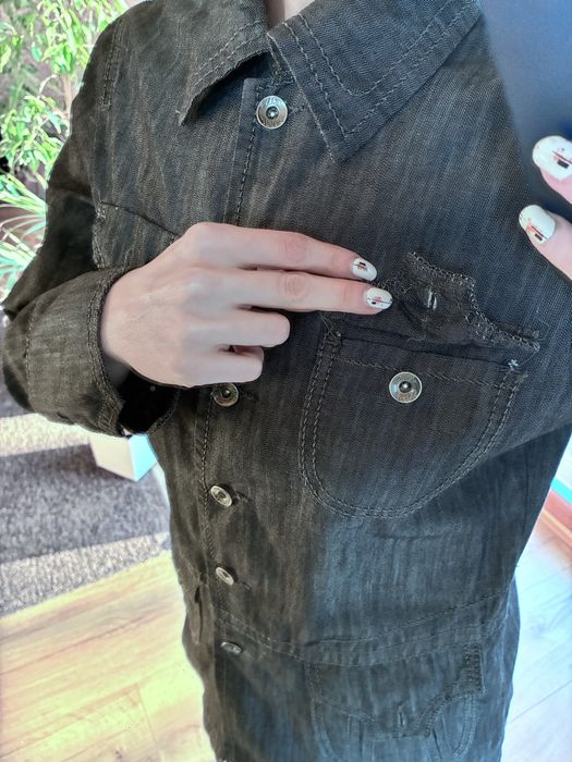 Katana koszula ciemny denim grafit Keilbach 38