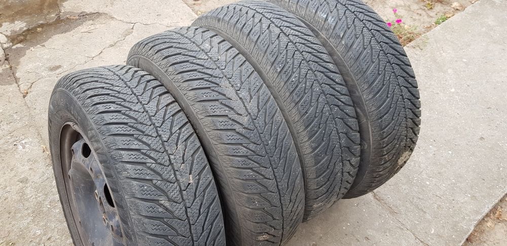 Зимняя резина с дисками, зимние шины на Шкода Фабиа/ VW polo