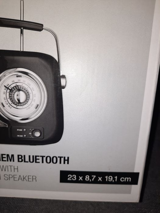 Radio z głośnikiem bluetooth