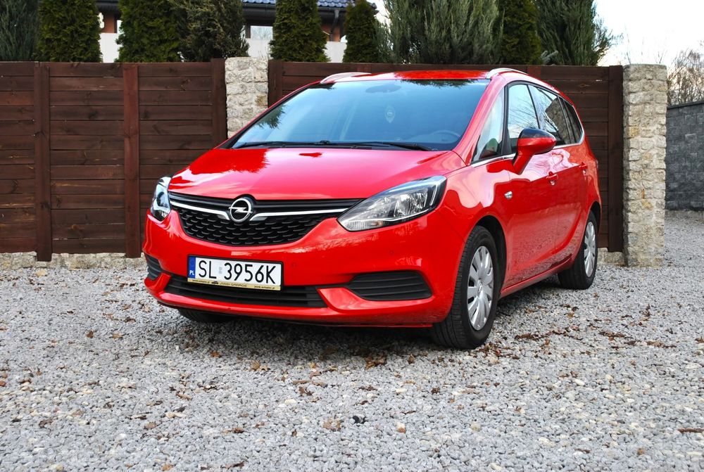 Opel Zafira 1.4 Turbo, Face Lifting, 2018 rok, 176 tys km