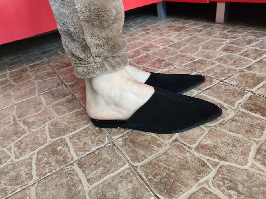 Шльопанці (сабо) жіночі reserved нові, замша