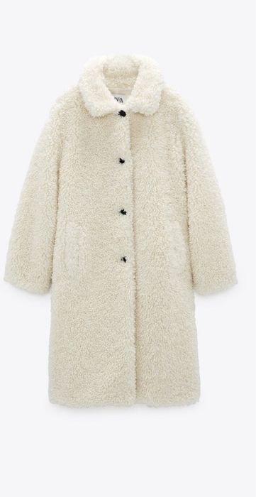 Sprzedam danski midi płaszcz z kołnierzem