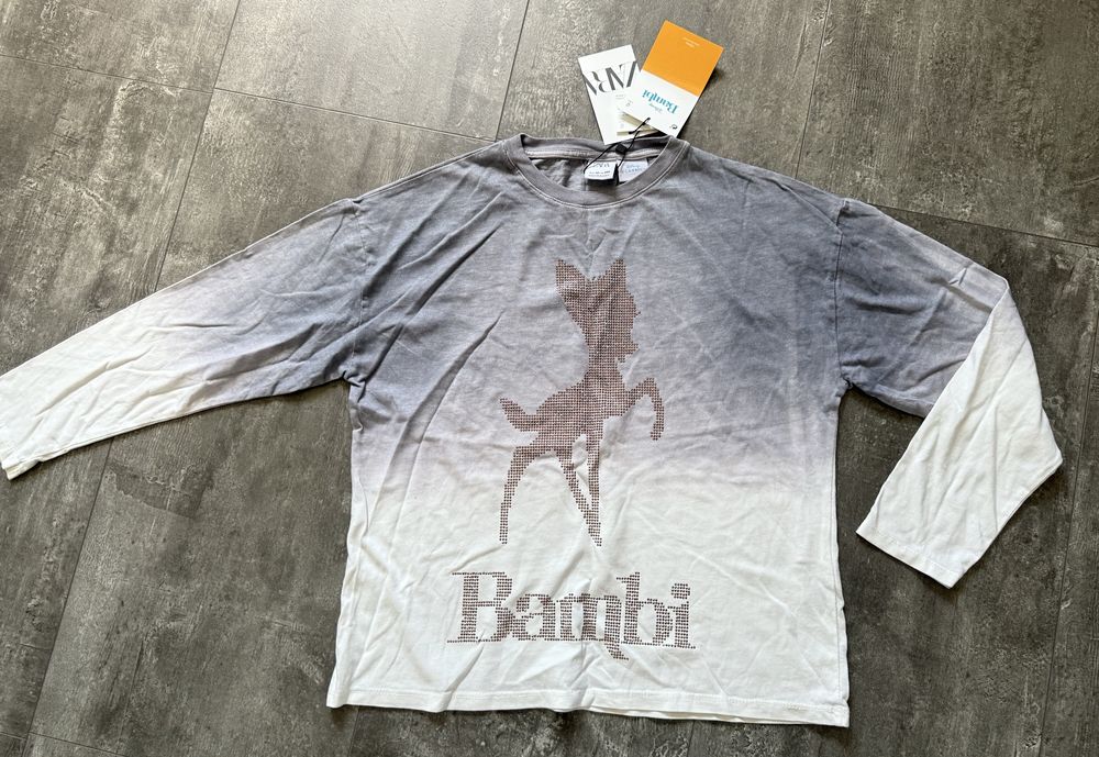 Nowa bluzka Disney dla dziewczynki rozmiar 140 cm Zara Bambi