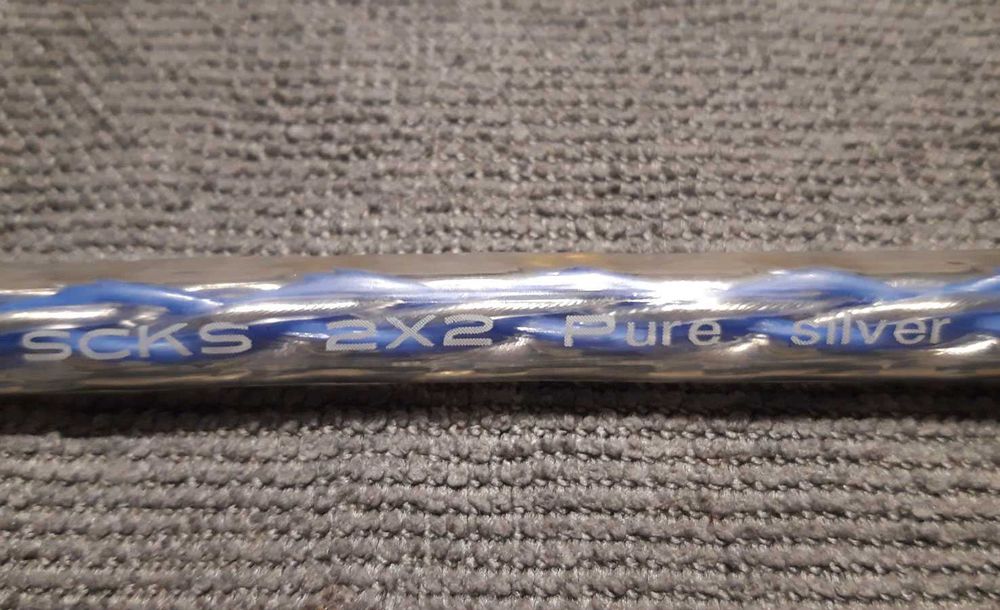 Szwedzki kabel głośnikowy DLS SCKS 2x2,5m Pure silver coating dod info