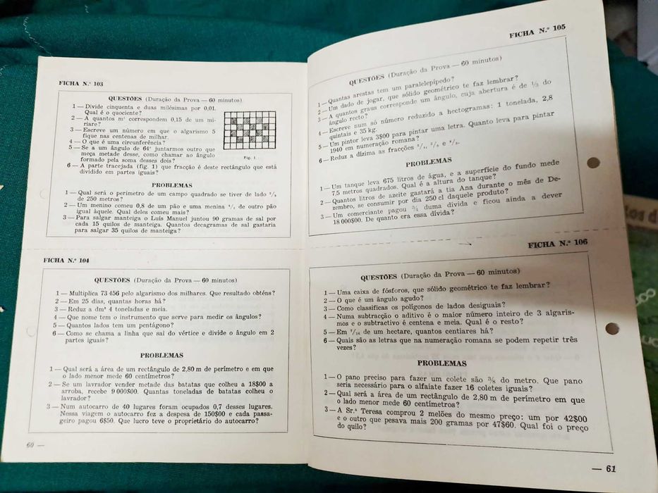Livro de revisao de 111 fichas do exame da antiga 4ª classe