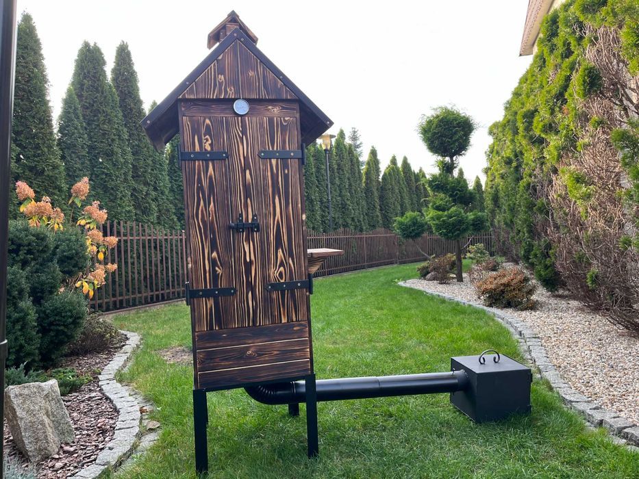 Wędzarnia ogrodowa drewniana DUŻY BIG BEN