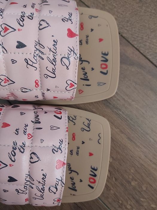 Klapki letnie walentynki venezia skóra