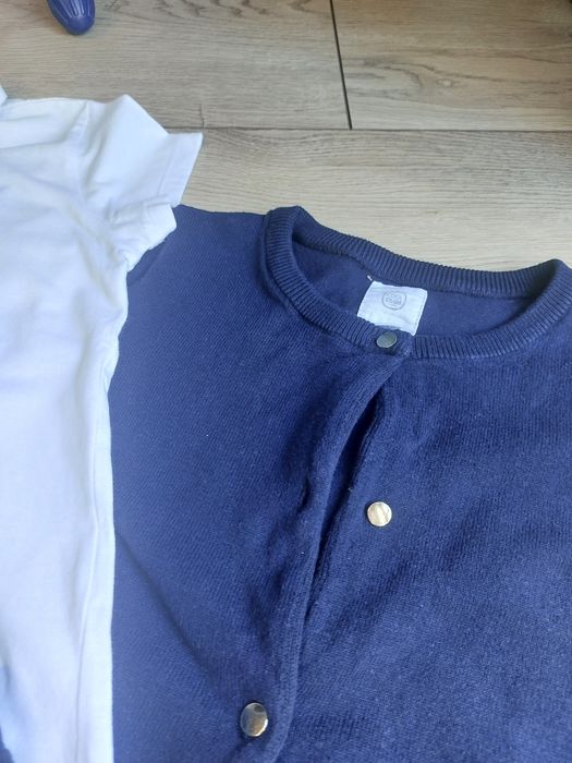 Komplet dziewczęcy galowy 122 +buty 31 +wf