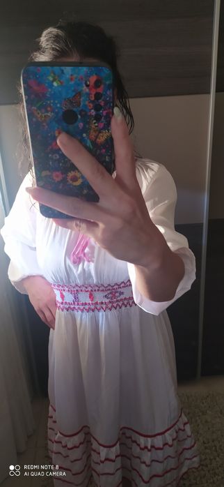 Vestido plissado ótimo para verão